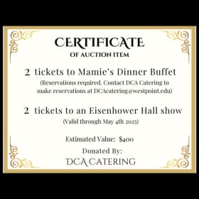 Ike Hall Dinner and a Show! item