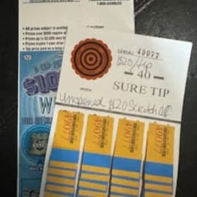 Unopened $20 Scratch Offs item