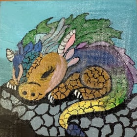 1. Sleeping Baby Dragon item