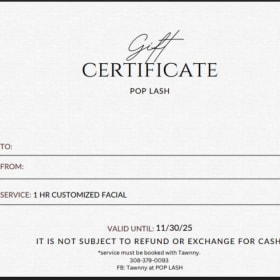 $100 Custom Facial item