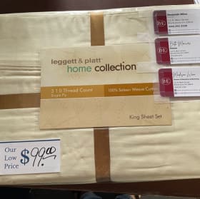 King Size Sheets ($99 Value) item