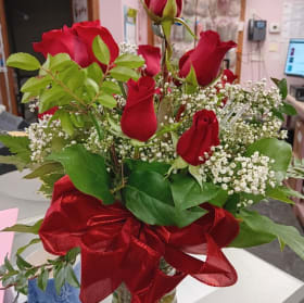 Roses For You dozen long stem roses and gift certificate item