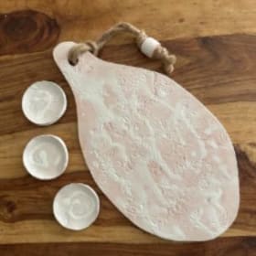 Handmade, Ceramic Tapas Serving Set item