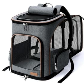 Lekesky Expandable Pet Backpack Carrier Retail value $55 item