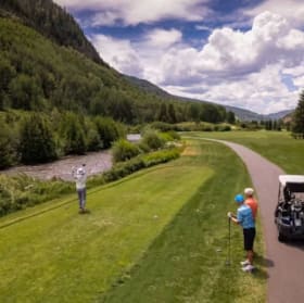 Vail Golf Course Round with 4 Players and Carts $600 Value item