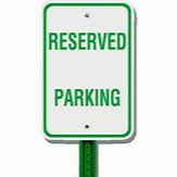 Middle School Reserved Parking for 6th Grade Awards Ceremony item