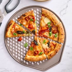 New PC 12" Pizza Pan-fits in air fryers or ovens! item