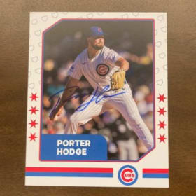 Chicago Cubs Porter Hodge Autographed Photo item