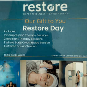 Restore Hyper Wellness and Cryotherapy treatments item
