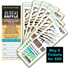 Set of 6 Raffle Tickets for $50 item