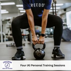 Reach Your Goals: 4 Personal Training Sessions at Freedom He item