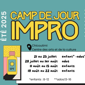 Semaine 1 - du 21 juillet au 25 juillet ADOS (13-17 ans)* item