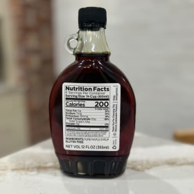 12oz Two Fifty Tree first run Maple Syrup item
