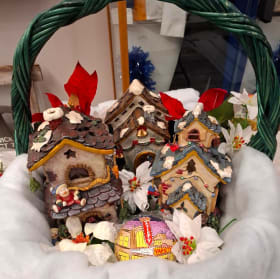 Basket #12 - Christmas Village Green Raffle Basket item