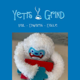 Yeti's Grind $30 Gift Certificate and stuffed Yeti Value $45 item