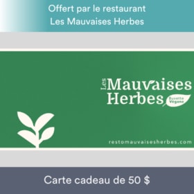 Carte cadeau de 50$ item