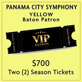 2 Season Tickets-$700-YELLOW Baton Patron item
