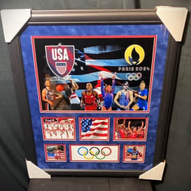 Item 270: 2024 USA Olympic Framed Collage item