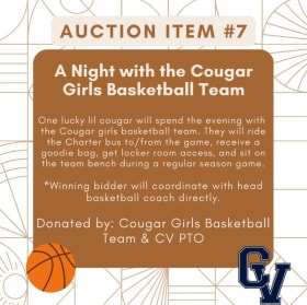 #7 Lil Cougar GIRLS Basketball Night item