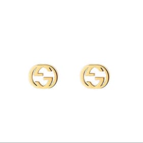 The Gucci 18ct Yellow Gold Interlocking G Stud Earrings item