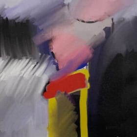 24. Abstract Biographic Painting, 2024 item