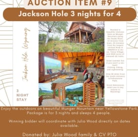 #9 Jackson Hole, WY 3 nights for 4 item