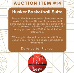 #14 Husker Basketball Suite item