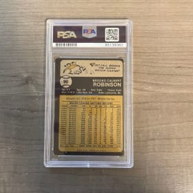 Signed Brooks Robinson Card (1973) item