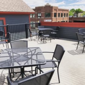 Roof Top Seating - Back Table Right item