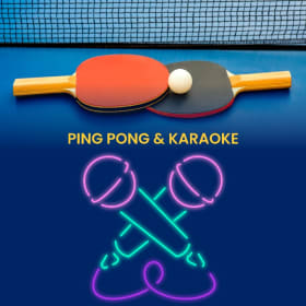 Ping Pong/Karaoke Package for 16 players/singers item