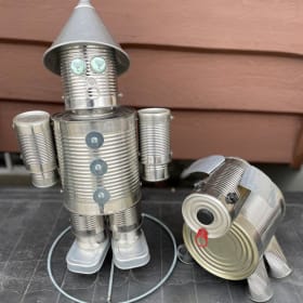 The Tinman and his trusty companion for your garden item