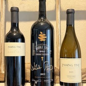 Autographed Double Time Rivals/Passing Time Wine Trio item