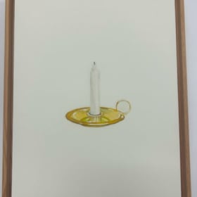 Lit and Unlit Candle Paintings item