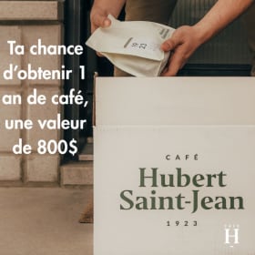Un an de café Hubert St-Jean item