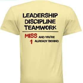 Leadership, Discipline, Teamwork item