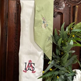 Seasonal & KHS personalized wreath sashes item