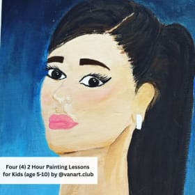 1-69 Creative Kids: 4-Week Painting Class – Valued at $120 item