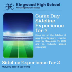 Sideline Experience for 2 item