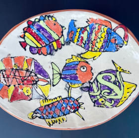 One-of-a-Kind Platter by Mr. Geen's Class: Platter B item