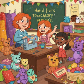 Sewing Party with Mrs. Cleland! 2 of 5 item