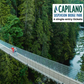 1-04 Tickets to Capilano Suspension Bridge - Valued $300 item