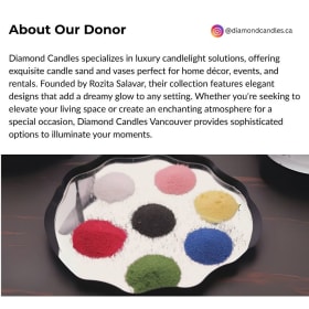 1-16 Sculpted Light - Candle Sand Kit - Valued at $68 item