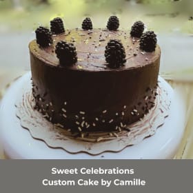 1-29 Sweet Celebrations: Custom Cake by Camille - Valued $50 item