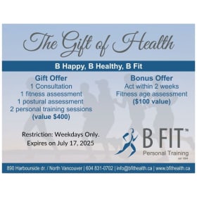 1-49 Fitness Kickstart:Personal Training Package Valued $400 item