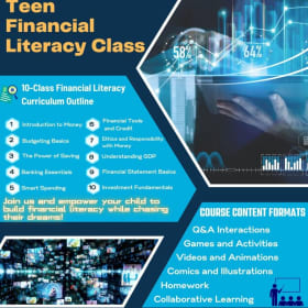 1-68 Teen Financial Literacy Course for.8 - Valued at $2000 item