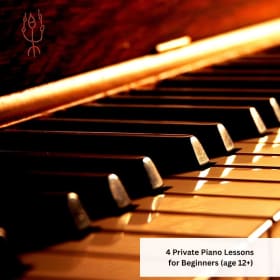 1-70 Intro to Piano: 4 Private Lessons - Valued at $240 item
