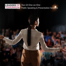 1-73 2 Private Public Speaking Sessions - Valued at $360 item