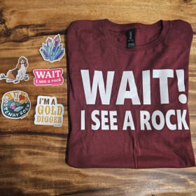 Rock Rush - $145 Healing Crystal Tree, Shirt + Stickers item