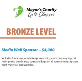 BRONZE LEVEL - Media Wall Sponsor item