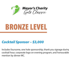BRONZE LEVEL - Golf Tee Sponsor item
